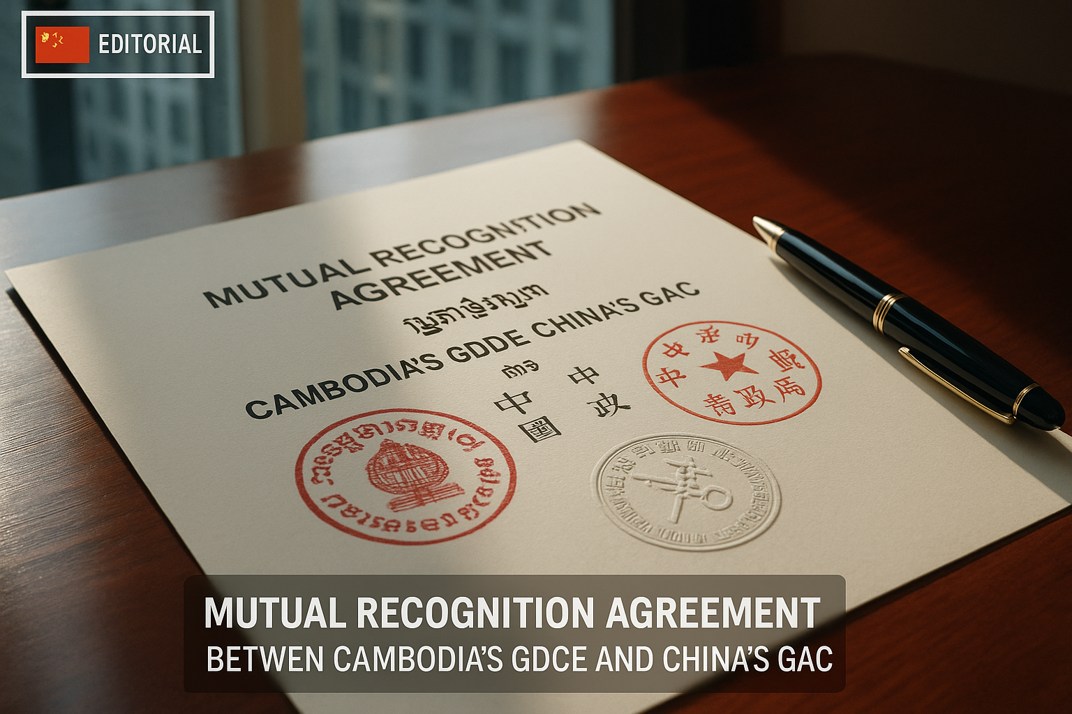 Camboya y China: acuerdo AEO anunciado por GDCE, pendiente confirmación de GAC