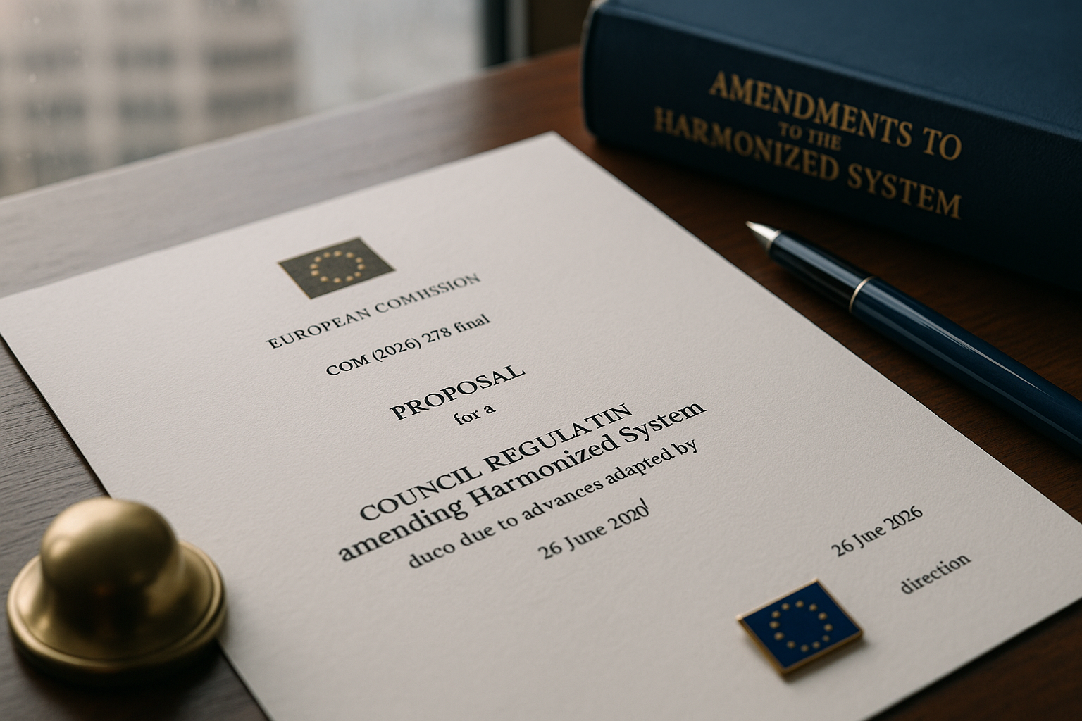 Em 12 de junho de 2026, a Comissão Europeia emitiu o documento COM(2026) 278 final, uma proposta formal para que a